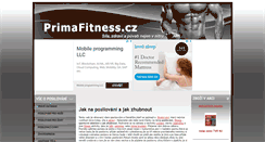 Desktop Screenshot of primafitness.cz
